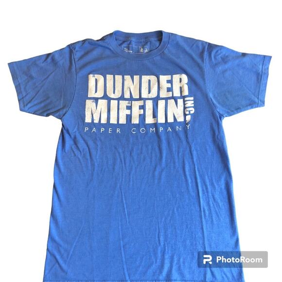 The Office Dunder and Mifflin Shirt Mens Size Small Short Sleeve Graphic Funny - Picture 1 of 7